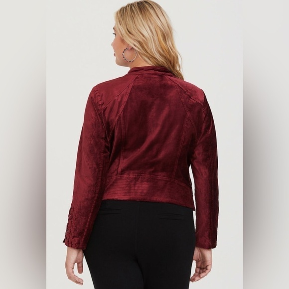 Torrid Lattice Velvet Jacket Plus Size 4X - Picture 6 of 8
